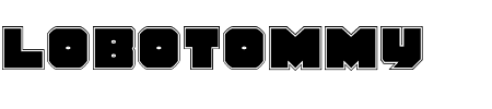 Lobotommy Pro Schriftart