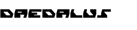 Daedalus Schriftart