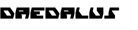 Daedalus Condensed Schriftart