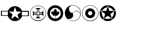 Schriftart Roundels: Mehr Infos & Vorschau Generator TTF: Roundels Schriftart