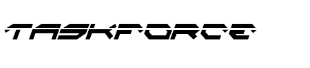 Taskforce Laser CondItal Schriftart