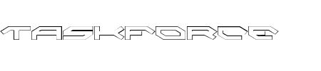 Schriftart Taskforce Outline: Mehr Infos & Vorschau Generator TTF: Taskforce Outline Schriftart