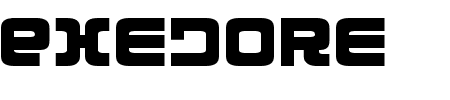 Font Exedore: Mehr Infos & Zeichen Übersicht TTF: Exedore Font