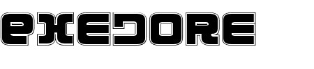 TTF: Exedore College Font