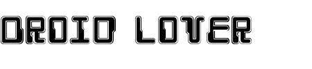 Font Droid Lover Pro: Mehr Infos & Zeichen Übersicht TTF: Droid Lover Pro Font
