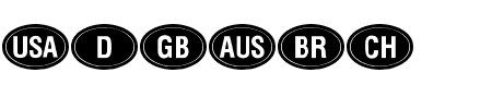 Schriftart Kountry Kodes: Mehr Infos & Zeichen Übersicht TTF: Kountry Kodes Schriftart