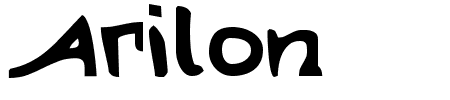 Arilon Bold Schriftart