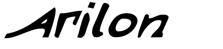 Arilon Bold Italic Schriftart