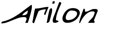 Arilon Italic Schriftart