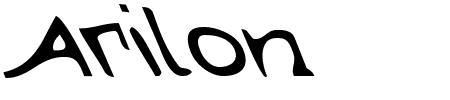 Arilon Leftalic Schriftart