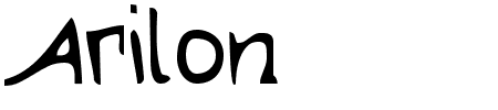 Arilon Condensed Schriftart