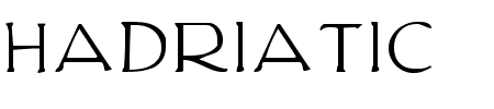 Hadriatic Extended Schriftart