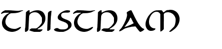 Schriftart Tristram: Mehr Infos & Vorschau Generator TTF: Tristram Schriftart