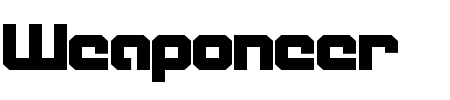 Font Weaponeer: Mehr Infos & Zeichen Übersicht TTF: Weaponeer Font