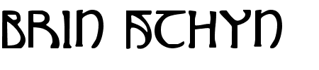 Brin Athyn Condensed Schriftart