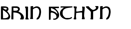 Brin Athyn Schriftart