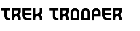 Schriftart Trek Trooper: Mehr Infos & Vorschau Generator TTF: Trek Trooper Schriftart