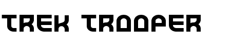 Trek Trooper Expanded Schriftart