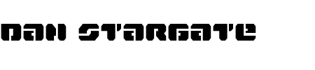 TTF: Dan Stargate Font