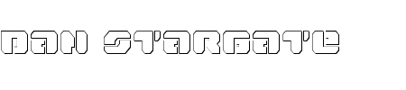 TTF: Dan Stargate Outline Font