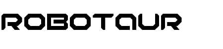 Font Robotaur: Mehr Infos & Zeichen Übersicht TTF: Robotaur Font