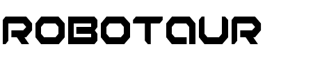 Robotaur Condensed Schriftart