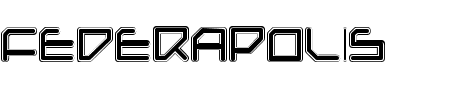 Federapolis College Schriftart