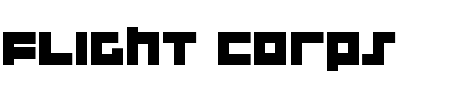 Schriftart Flight Corps: Mehr Infos & Vorschau Generator TTF: Flight Corps Schriftart