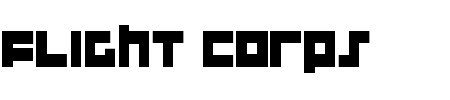 Flight Corps Condensed Schriftart