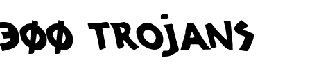 300 Trojans Leftalic Schriftart