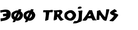 300 Trojans Expanded Schriftart