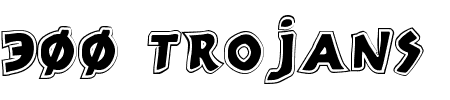 300 Trojans Greco Schriftart