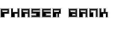 TTF: Phaser Bank Pro Font