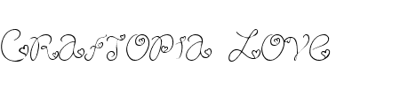 TTF: Craftopia Love Schriftart