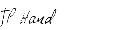 Schriftart JP Hand Slanted: Mehr Infos & Zeichen Übersicht TTF: JP Hand Slanted Schriftart