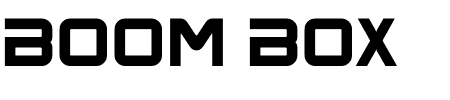 Font BoomBox: Mehr Infos & Zeichen Übersicht TTF: BoomBox Font