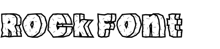 TTF: Rock Font Font