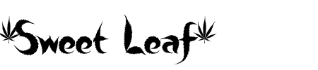 TTF: Sweet Leaf Schrift