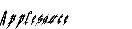 Applesauce02 Schriftart