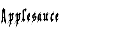 Applesauce07 Schriftart