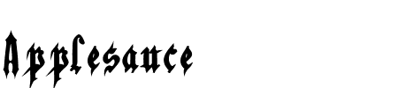 Applesauce08 Schriftart