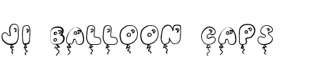 JI Balloon Caps Schriftart