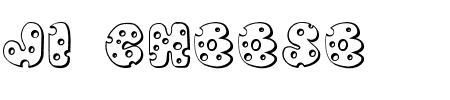 Font JI Swiss Cheese: Mehr Infos & Zeichen Übersicht TTF: JI Swiss Cheese Font