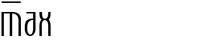 Max Bold Schriftart