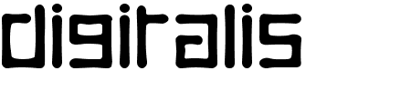 Digitalis Boneface Schriftart