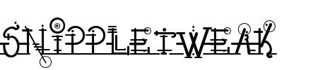Schriftart Snippletweak: Mehr Infos & Vorschau Generator TTF: Snippletweak Schriftart