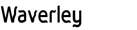 Waverley Bold Schriftart