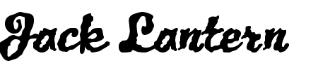 TTF: Jack Lantern Font