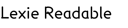 Schriftart Lexia Readable: Mehr Infos & Vorschau Generator TTF: Lexia Readable Schriftart