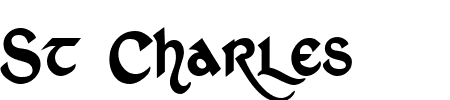 Schriftart St Charles: Mehr Infos & Zeichen Übersicht TTF: St Charles Schriftart